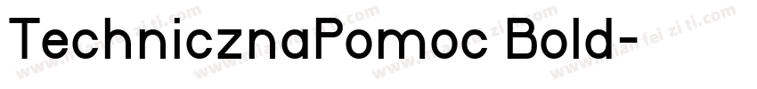 TechnicznaPomoc Bold字体转换